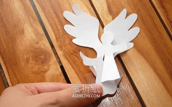 怎么做天使贺卡的方法 立体天使贺卡手工制作- www.aizhezhi.com