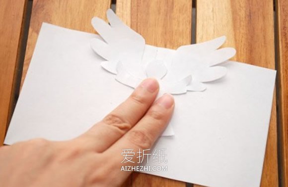 怎么做天使贺卡的方法 立体天使贺卡手工制作- www.aizhezhi.com