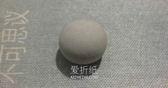 怎么做粘土小灰兔图解 超轻粘土制作卡通兔子- www.aizhezhi.com