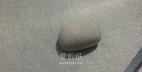 怎么做粘土小灰兔图解 超轻粘土制作卡通兔子- www.aizhezhi.com