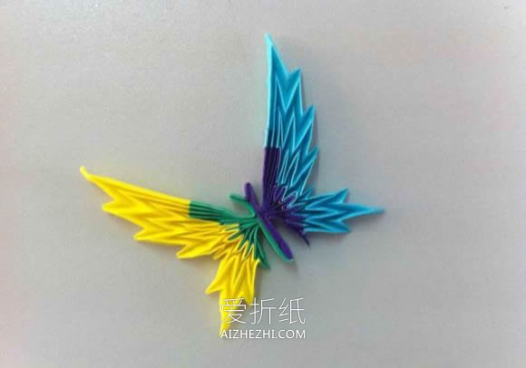 怎么折纸蝴蝶带CP图 手工美丽蝴蝶的折法图解- www.aizhezhi.com