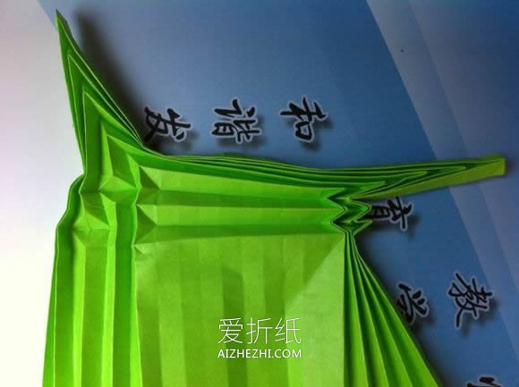 怎么折纸蝴蝶带CP图 手工美丽蝴蝶的折法图解- www.aizhezhi.com