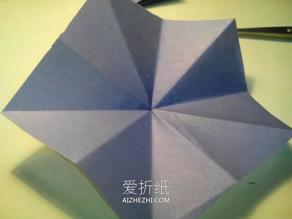 怎么折纸五角星盒子图解 手工五角形收纳盒折法- www.aizhezhi.com