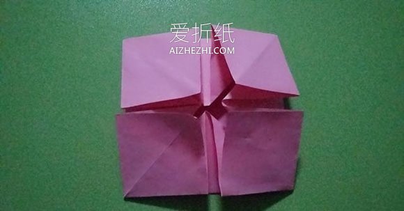 怎么折纸小花篮的方法 手工简单纸花篮的折法- www.aizhezhi.com