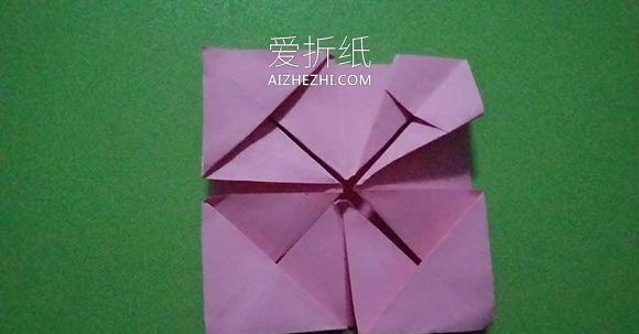 怎么折纸小花篮的方法 手工简单纸花篮的折法- www.aizhezhi.com