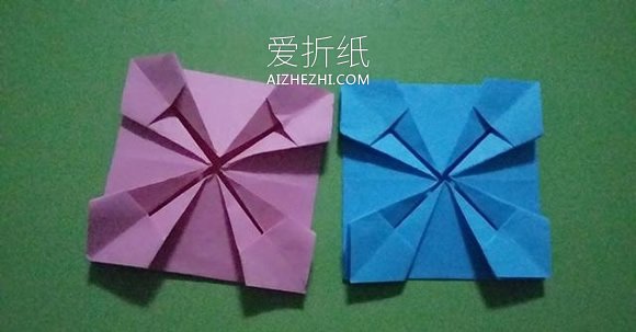 怎么折纸小花篮的方法 手工简单纸花篮的折法- www.aizhezhi.com