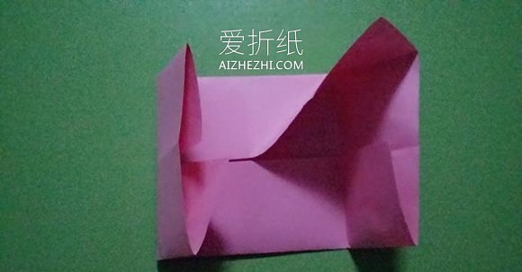 怎么折纸小花篮的方法 手工简单纸花篮的折法- www.aizhezhi.com