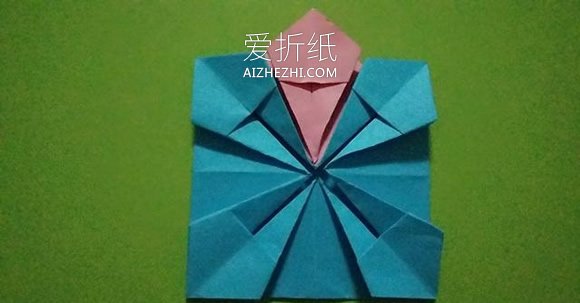 怎么折纸小花篮的方法 手工简单纸花篮的折法- www.aizhezhi.com