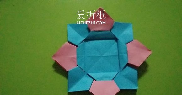 怎么折纸小花篮的方法 手工简单纸花篮的折法- www.aizhezhi.com