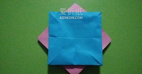 怎么折纸小花篮的方法 手工简单纸花篮的折法- www.aizhezhi.com