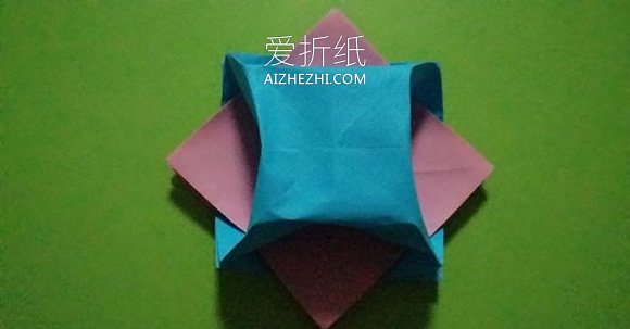 怎么折纸小花篮的方法 手工简单纸花篮的折法- www.aizhezhi.com