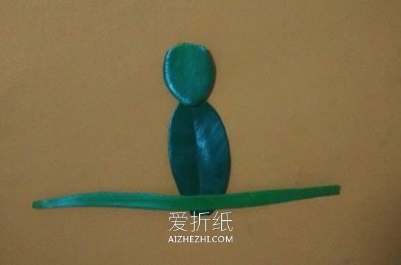 怎么做简单小鸟贴画 树叶贴画小鸟手工制作- www.aizhezhi.com