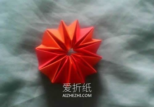 怎么折纸烟花无限翻 手工烟花的折法图解- www.aizhezhi.com