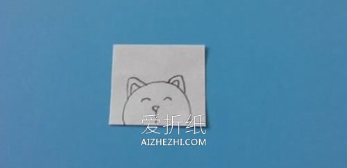 怎么折纸护书角图解 卡通护书角的折法图解- www.aizhezhi.com