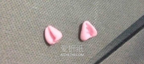 怎么做小粉猪的教程 超轻粘土手工制作小猪- www.aizhezhi.com