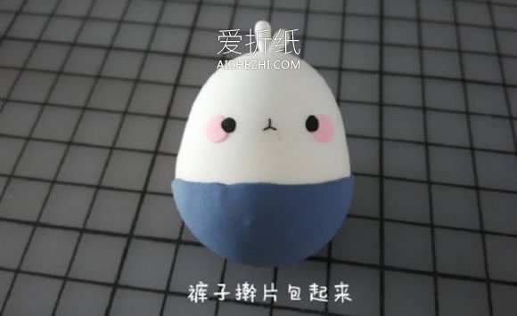 怎么做卡通土豆兔图解 超轻粘土制作可爱兔子- www.aizhezhi.com