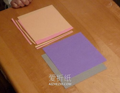 怎么折纸正方形盒子 手工带盖子纸盒的折法- www.aizhezhi.com