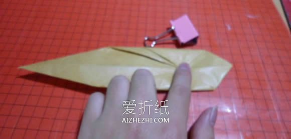 怎么折纸恶魔心图解 手工蝙蝠翅膀爱心折法- www.aizhezhi.com