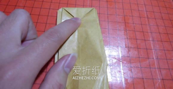 怎么折纸恶魔心图解 手工蝙蝠翅膀爱心折法- www.aizhezhi.com