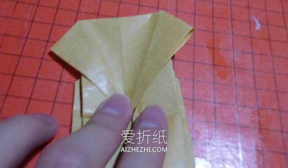 怎么折纸恶魔心图解 手工蝙蝠翅膀爱心折法- www.aizhezhi.com