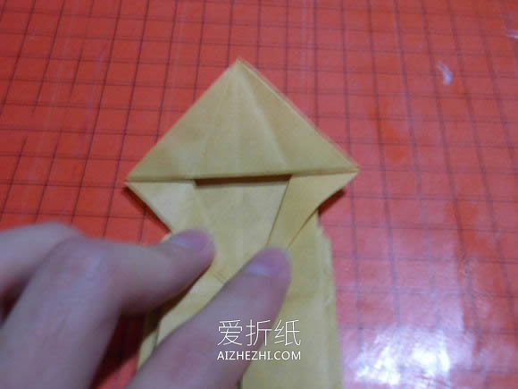 怎么折纸恶魔心图解 手工蝙蝠翅膀爱心折法- www.aizhezhi.com