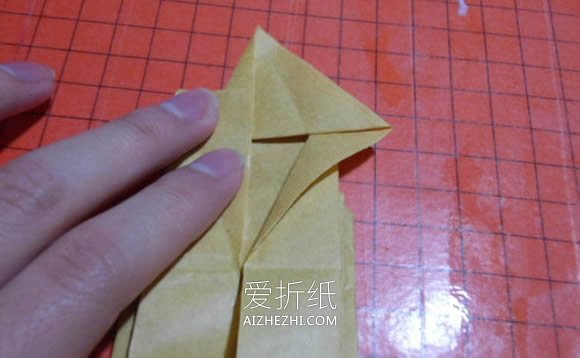 怎么折纸恶魔心图解 手工蝙蝠翅膀爱心折法- www.aizhezhi.com