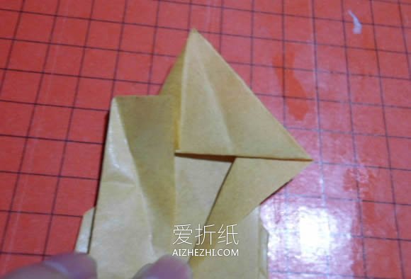 怎么折纸恶魔心图解 手工蝙蝠翅膀爱心折法- www.aizhezhi.com