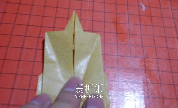 怎么折纸恶魔心图解 手工蝙蝠翅膀爱心折法- www.aizhezhi.com