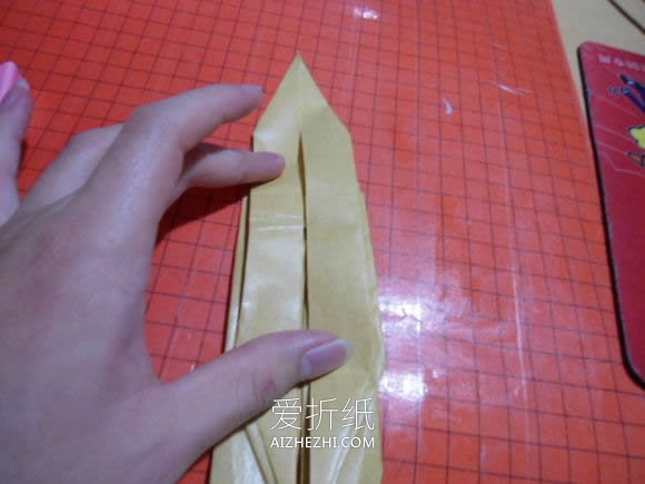 怎么折纸恶魔心图解 手工蝙蝠翅膀爱心折法- www.aizhezhi.com