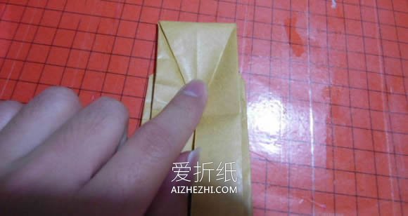 怎么折纸恶魔心图解 手工蝙蝠翅膀爱心折法- www.aizhezhi.com