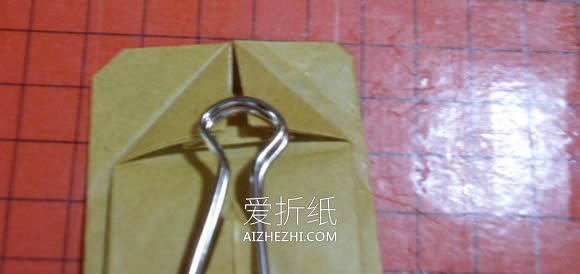 怎么折纸恶魔心图解 手工蝙蝠翅膀爱心折法- www.aizhezhi.com