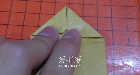 怎么折纸恶魔心图解 手工蝙蝠翅膀爱心折法- www.aizhezhi.com