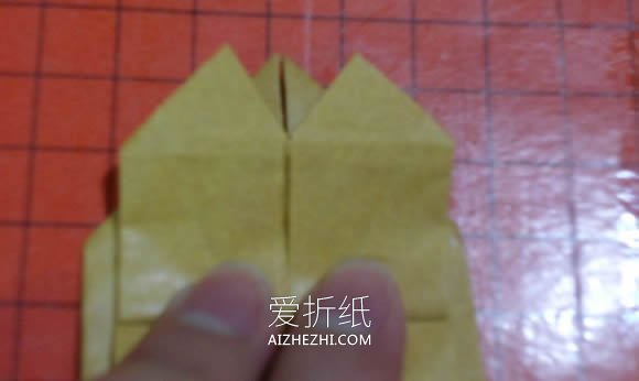 怎么折纸恶魔心图解 手工蝙蝠翅膀爱心折法- www.aizhezhi.com