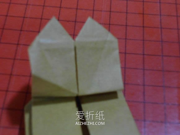 怎么折纸恶魔心图解 手工蝙蝠翅膀爱心折法- www.aizhezhi.com