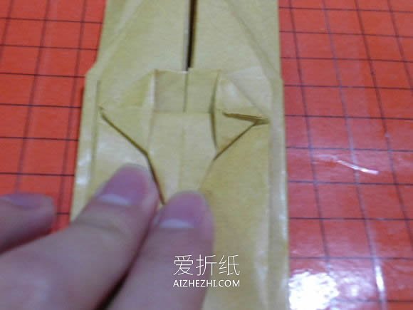 怎么折纸恶魔心图解 手工蝙蝠翅膀爱心折法- www.aizhezhi.com