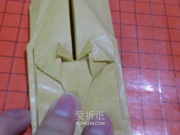 怎么折纸恶魔心图解 手工蝙蝠翅膀爱心折法- www.aizhezhi.com