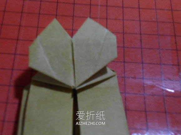 怎么折纸恶魔心图解 手工蝙蝠翅膀爱心折法- www.aizhezhi.com