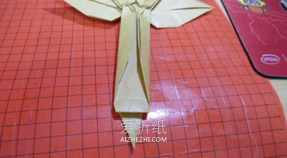 怎么折纸恶魔心图解 手工蝙蝠翅膀爱心折法- www.aizhezhi.com