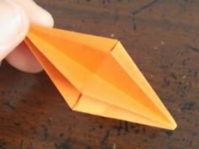 怎么折纸菱形的方法 手工制作纸风铃图解