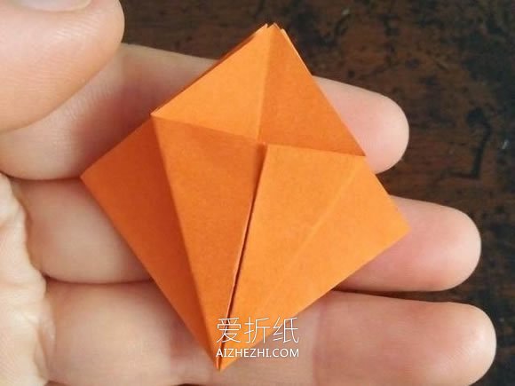 怎么折纸菱形的方法 手工制作纸风铃图解- www.aizhezhi.com