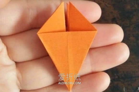 怎么折纸菱形的方法 手工制作纸风铃图解- www.aizhezhi.com
