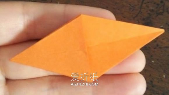 怎么折纸菱形的方法 手工制作纸风铃图解- www.aizhezhi.com