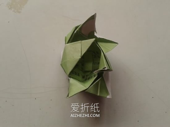 怎么折川崎玫瑰图解 川崎玫瑰花的详细折法- www.aizhezhi.com