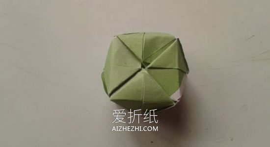 怎么折川崎玫瑰图解 川崎玫瑰花的详细折法- www.aizhezhi.com