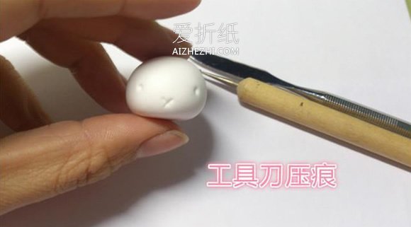 怎么做粘土粉雪兔图解 超轻粘土制作卡通兔子- www.aizhezhi.com