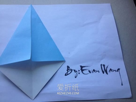 怎么折纸立体翼龙图解 手工复杂翼龙折法过程- www.aizhezhi.com