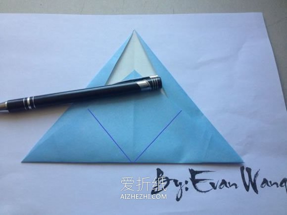 怎么折纸立体翼龙图解 手工复杂翼龙折法过程- www.aizhezhi.com