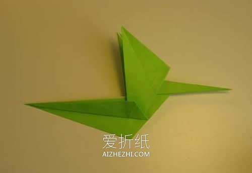 怎么折纸简单翼龙图解 儿童手工折纸立体翼龙- www.aizhezhi.com