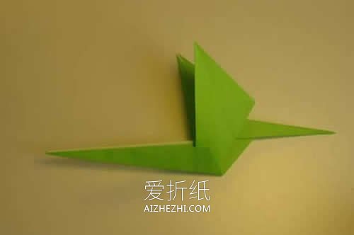 怎么折纸简单翼龙图解 儿童手工折纸立体翼龙- www.aizhezhi.com