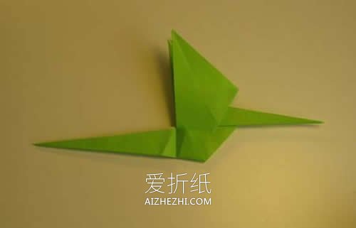 怎么折纸简单翼龙图解 儿童手工折纸立体翼龙- www.aizhezhi.com